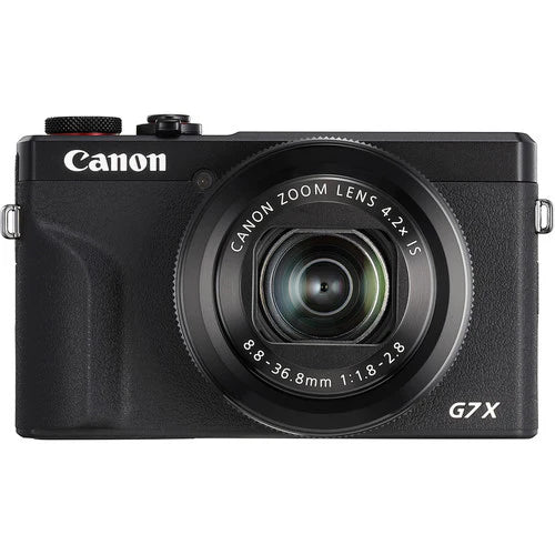 Canon PowerShot G7 X Mark III Digital Camera | 4K Vlogging, 20.1MP, Wi-Fi Bluetooth – Black Compact Camera for Creators