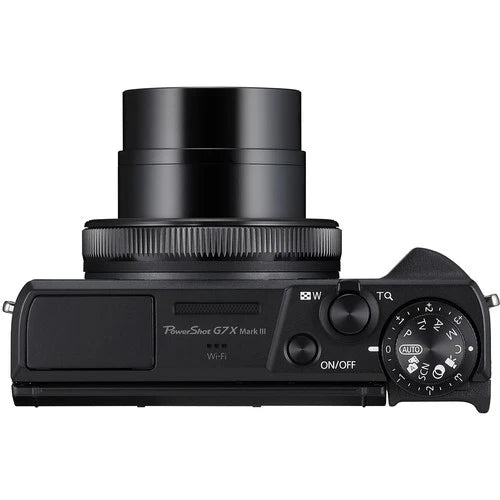 Canon PowerShot G7 X Mark III Digital Camera | 4K Vlogging, 20.1MP, Wi-Fi Bluetooth – Black Compact Camera for Creators