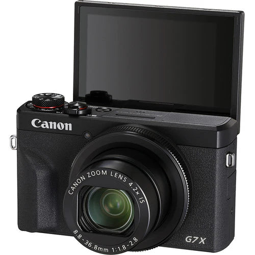 Canon PowerShot G7 X Mark III Digital Camera | 4K Vlogging, 20.1MP, Wi-Fi Bluetooth – Black Compact Camera for Creators