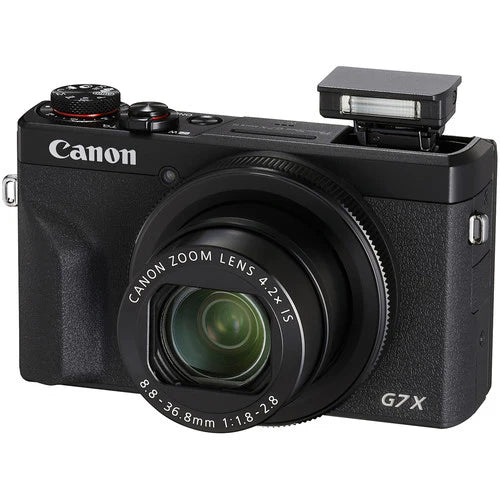 Canon PowerShot G7 X Mark III Digital Camera | 4K Vlogging, 20.1MP, Wi-Fi Bluetooth – Black Compact Camera for Creators