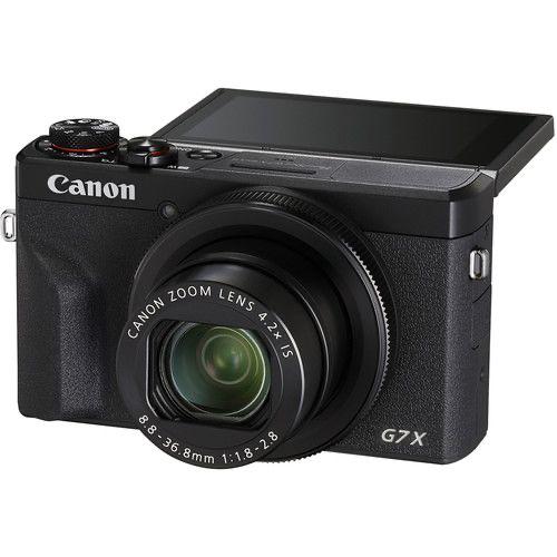 Canon PowerShot G7 X Mark III Digital Camera | 4K Vlogging, 20.1MP, Wi-Fi Bluetooth – Black Compact Camera for Creators